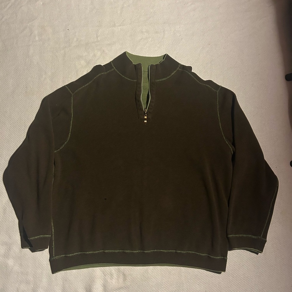 Reversible Brown & Olive green sweater